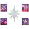Kurtyna świetlna z gwiazdkami LED w wielu kolorach z pilotem do sterowania