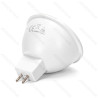 Żarówka LED MR16 3W 3000K 250lm z białą obudową i dwoma pinami trzonka