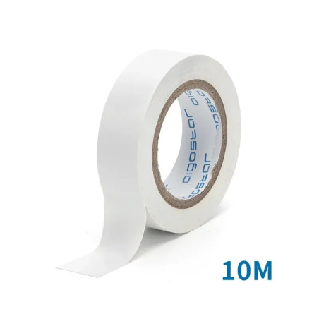 Rolki białej taśmy elektroizolacyjnej PVC o szerokości 17 mm i długości 10 m