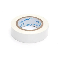 Rolki białej taśmy elektroizolacyjnej PVC o szerokości 17 mm i długości 10 m