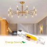 Żarnik LED COB R7S 4,5W o przezroczystej szklanej obudowie, widoczny trzonek R7S