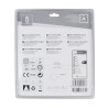 biały okrągły panel LED podtynkowy LED 9W