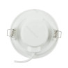 biały okrągły panel LED podtynkowy LED 9W