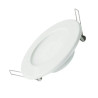 biały okrągły panel LED podtynkowy LED 9W