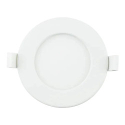 biały okrągły panel LED podtynkowy LED 9W