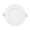 biały okrągły panel LED podtynkowy LED 9W