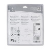 biały okrągły panel LED podtynkowy LED 9W