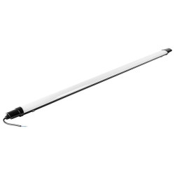 czarna oprawa LED zewnętrzna 120 cm z kablem na białym tle