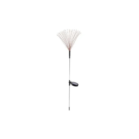 Lampa solarna LED czarno-miedziana o długości 84 cm do ogrodu z wbudowanym panelem solarnym