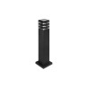 Czarna lampa stojąca ogrodowa o wysokości 61 cm z trzonkiem E27