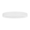 biały okrągły panel LED natynkowy 24W o wymiarach 285x30 mm