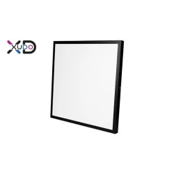 Panel LED natynkowy 600x600 czarny z białą powierzchnią rozpraszającą światło
