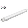biała lampa LED o długości 125 cm z zabezpieczeniem IP65