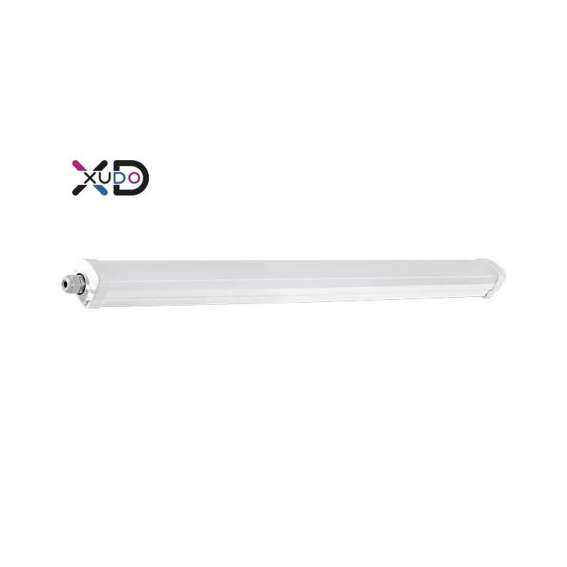 biała lampa LED 645 mm z kablem i osłoną IP65