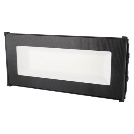 Czarna lampa LED High Bay 50W z panelem LED i przewodem zasilającym