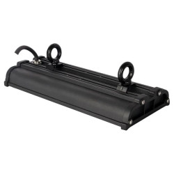 Czarna lampa LED High Bay 50W z panelem LED i przewodem zasilającym