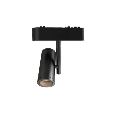 czarna matowa lampa LED do systemu szynowego 48V