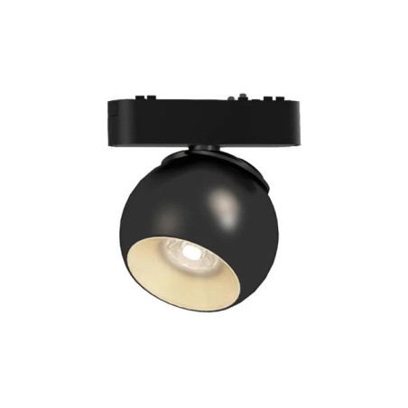 Czarna lampa LED 10W 4000K do systemu szynowego Magnetic tracklight