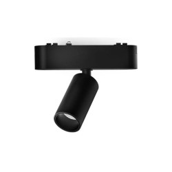 Czarna lampa LED do systemu Magnetic tracklight z obrotową głowicą