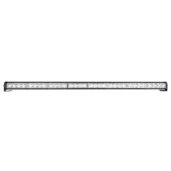Czarna lampa LED robocza 96W z przezroczystą osłoną i zestawem montażowym
