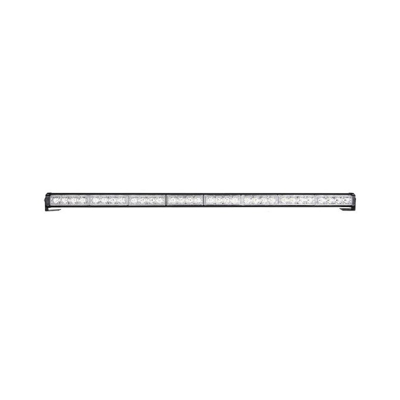Czarna lampa LED robocza 96W z przezroczystą osłoną i zestawem montażowym