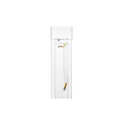 biała lampa LED 54W 120 cm z wbudowanym źródłem światła