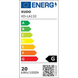 Czarna lampa podłogowa LED o nowoczesnym kształcie i wysokości 90 cm