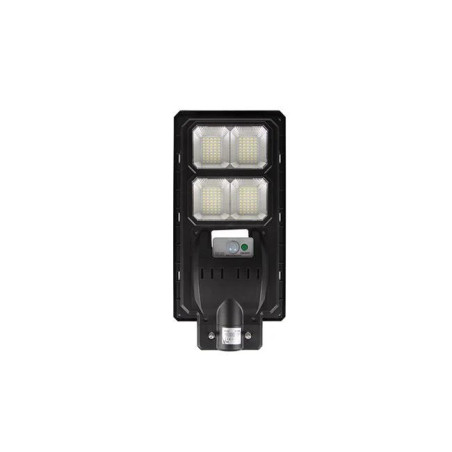 Czarna lampa solarna LED o mocy 200W z panelem słonecznym i czujnikiem ruchu
