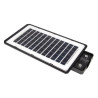 Czarna lampa solarna LED o mocy 200W z panelem słonecznym i czujnikiem ruchu