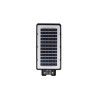Czarna lampa solarna LED o mocy 200W z panelem słonecznym i czujnikiem ruchu