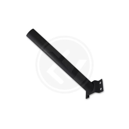 czarny stalowy uchwyt montażowy do lamp ulicznych o średnicy 58 mm