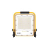 żółto-czarny przenośny naświetlacz LED 150W z uchwytem i panelem diod SMD