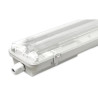 Oprawa LED 2x36W z przezroczystą osłoną i białym korpusem
