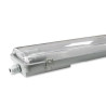 Oprawa LED 2x36W z przezroczystą osłoną i białym korpusem