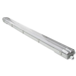 Oprawa LED 2x36W z przezroczystą osłoną i białym korpusem