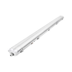 Oprawa LED 72W z tubami LED, obudowa z kloszem i metalowymi uchwytami montażowymi