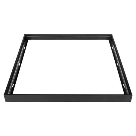 czarna ramka natynkowa z aluminium do panelu LED 600x600 mm