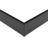czarna ramka natynkowa z aluminium do panelu LED 600x600 mm