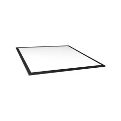 Panel LED kwadratowy z czarną ramką o wymiarach 595x595 mm