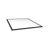 Panel LED kwadratowy z czarną ramką o wymiarach 595x595 mm