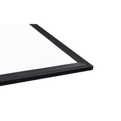 Panel LED kwadratowy z czarną ramką o wymiarach 595x595 mm
