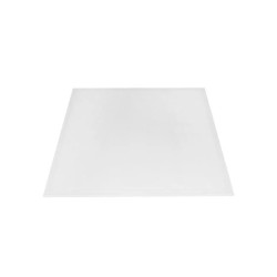 biały panel LED o wymiarach 595x595 mm o prostokątnym kształcie