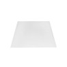 biały panel LED o wymiarach 595x595 mm o prostokątnym kształcie
