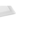 biały panel LED o wymiarach 595x595 mm o prostokątnym kształcie
