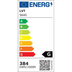 Taśma LED z diodami SMD 2835 na białym tle, chłodne białe światło 6500K
