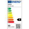 Czarny naświetlacz LED model XD-PP105 z aluminiową obudową i szkłem ochronnym