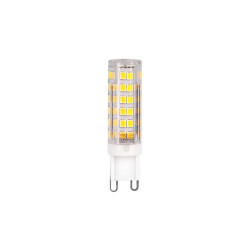 Przezroczysta żarówka LED z trzonkiem G9, model 1743, moc 8W, barwa ciepła 2700K