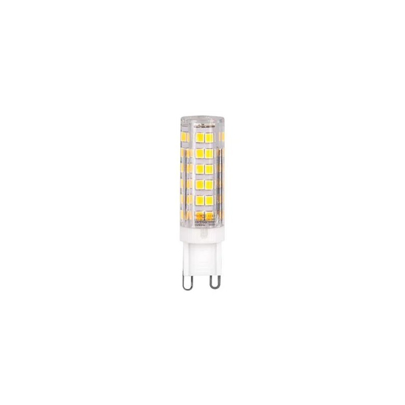 Przezroczysta żarówka LED z trzonkiem G9, model 1743, moc 8W, barwa ciepła 2700K