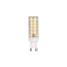 Przezroczysta żarówka LED z trzonkiem G9 o wymiarach 18x64 mm