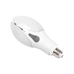 biała żarówka LED 40W 4000K z gwintem E27 i adapterem E40